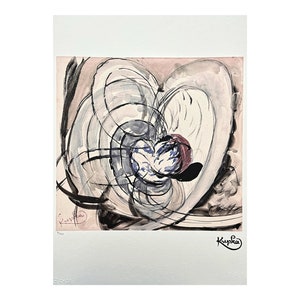 FRANTIŠEK KUPKA (after) - Abstraction in grey - signed, numbered edition 91/350, 50 x 70 cm, #frankkupka #kupka #artwall #artprint #artgift
