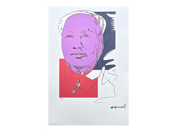 アンディ・ウォーホル - 毛沢東 - 署名入り、番号入り、エディション39