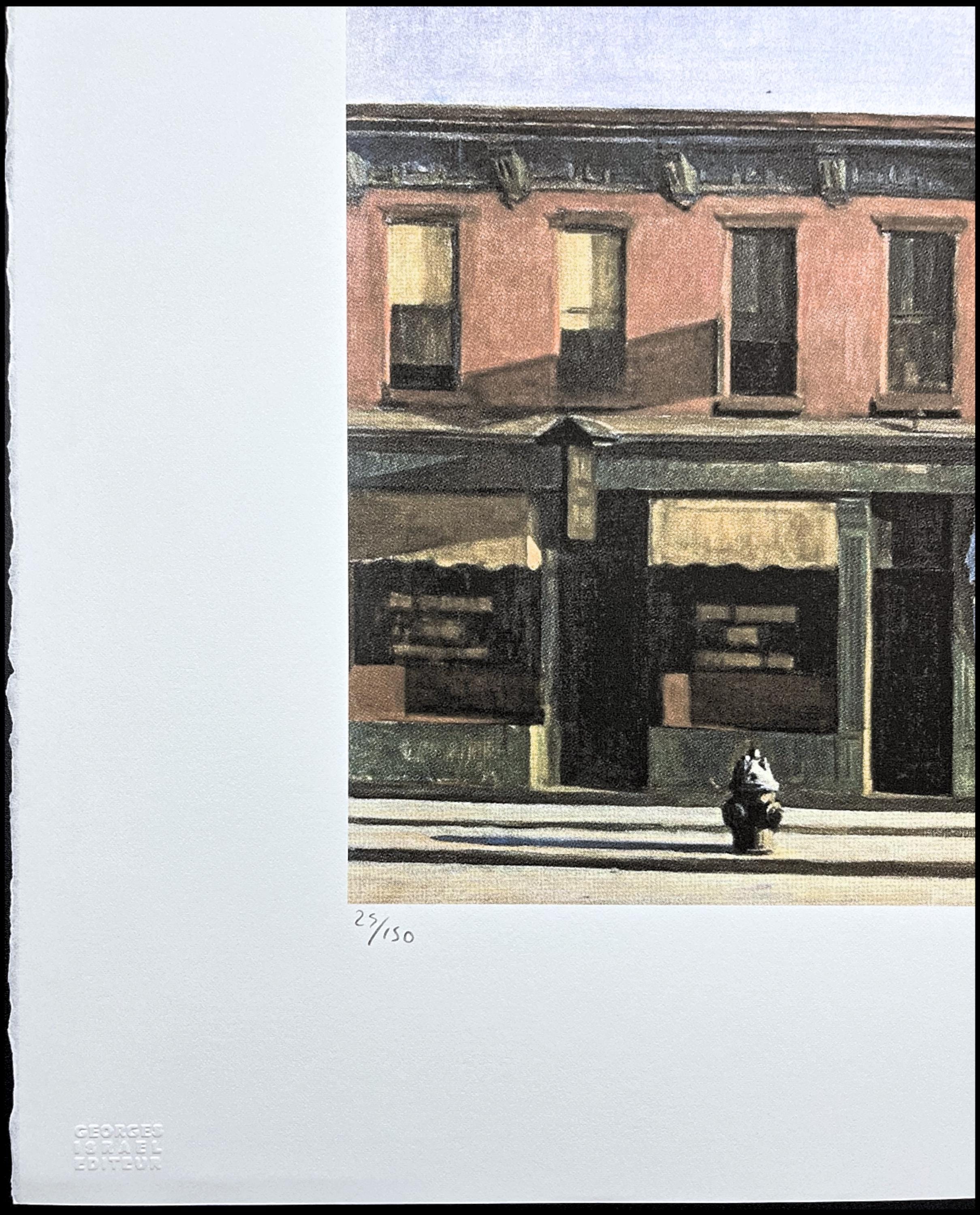 EDWARD HOPPER - Early Sunday Morning - Signed, Numbered Edition 25