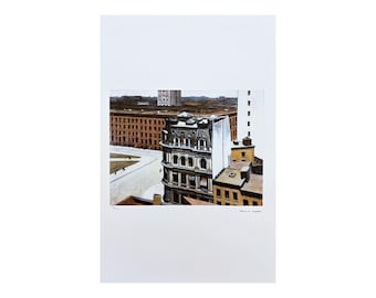 EDWARD HOPPER - The City - signed, numbered edition 73/150, 38 x 57 cm, #edwardhopper #artprint #artgift #artwall #modernart