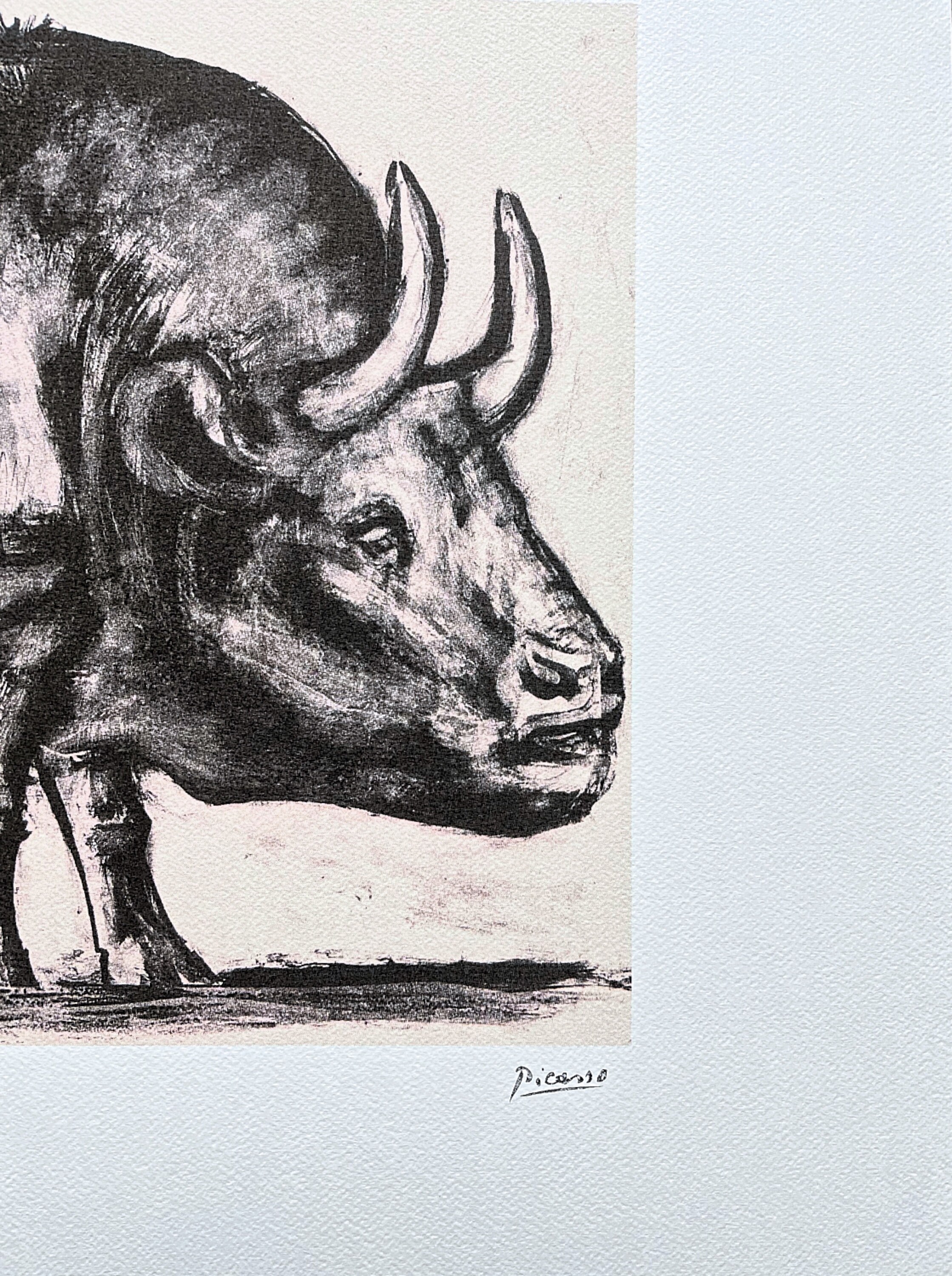 PABLO PICASSO (after) - the Bull, State II - Signed