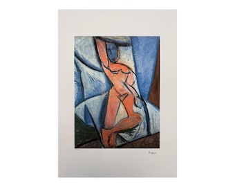 PABLO PICASSO - Femme nue assise - signed, certificate, limited edition 78/200, 50 x 70 cm, #pablopicasso #art #cubism