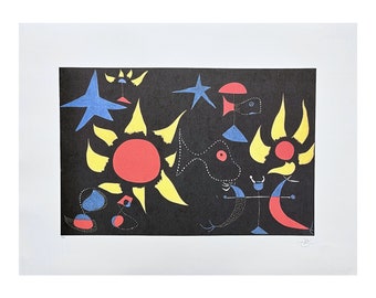 JOAN MIRÓ - Self-portrait II - Signed, Certificate, Limited