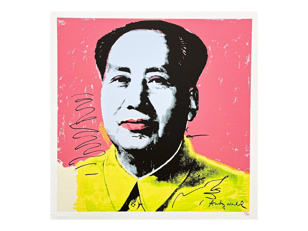 アンディ・ウォーホル - 毛沢東 - 署名入り、番号入り、エディション