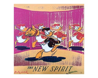 アンディ・ウォーホル - ドナルドダック - サイン入り、番号入り