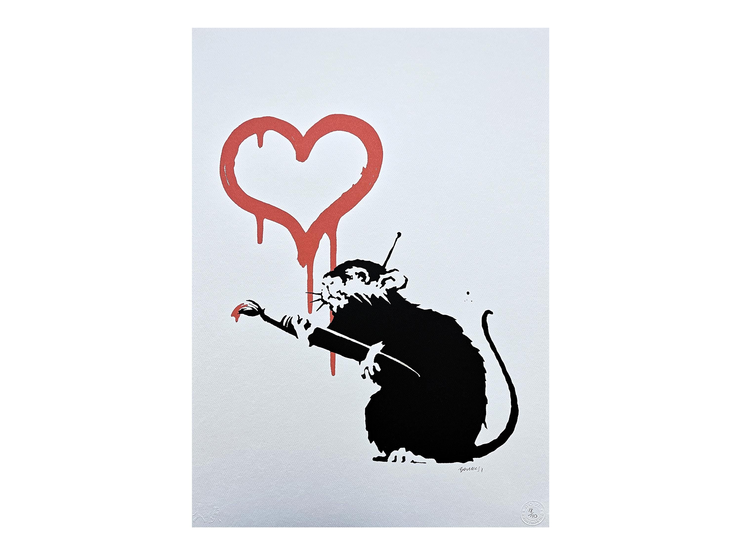 Banksy Street Art Images - Jumbo Acrylic Fridge Magnet