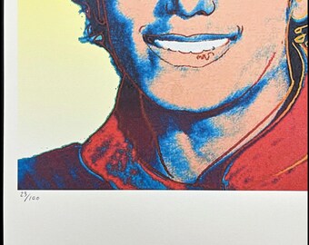 アンディ・ウォーホル - マイケル・ジャクソン - サイン入り、ナンバー