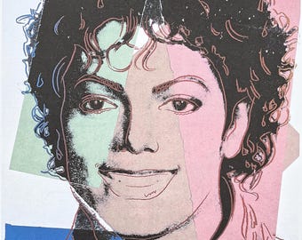 ANDY WARHOL - Michael Jackson - Signed, Numbered Edition 10/100