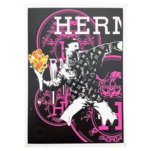 DEATH NYC - Arte de Banksy - assinada, certificado (coa), numerada - edição limitada, datada, 32 x 45 cm, #deathnyc #arte #giclée #impressão #banksy