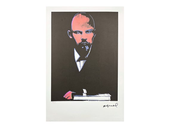 ANDY WARHOL - Lenin - Signed, Numbered Edition 48/100, 38 X