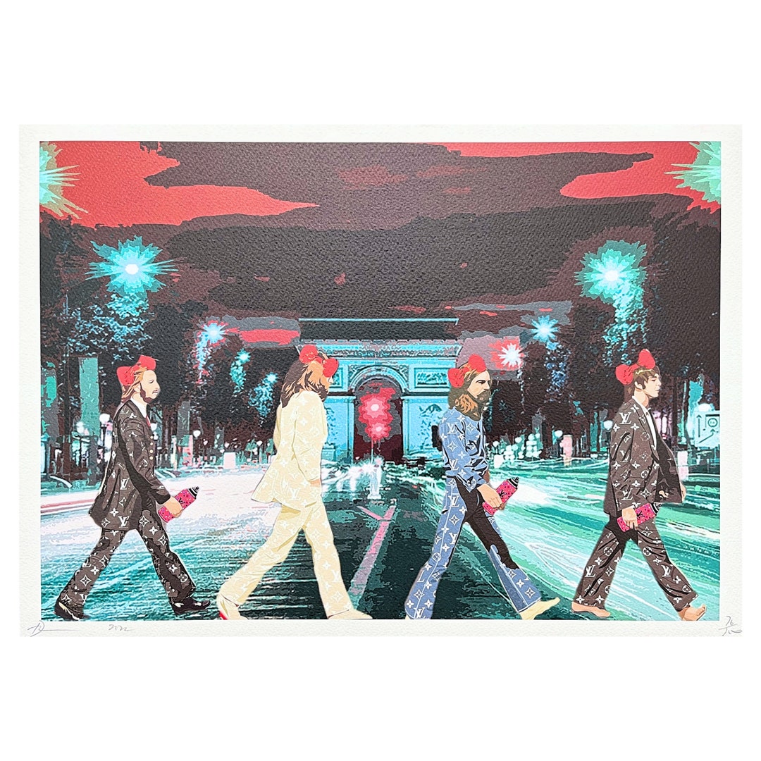 版画 DEATH NYC AUC195 DEATH NYC - the Beatles - Signed, Certificate (coa), Numbered