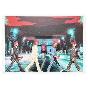 DEATH NYC - The Beatles - assinado, certificado (coa), numerado - edição limitada, datado, 45 x 32 cm, #deathnyc #arte #giclée #impressão #assinado
