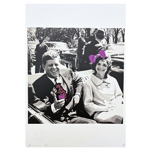 DEATH NYC - John Fitzgerald Kennedy - assinado, certificado (coa), edição limitada, datado, 32 x 45 cm, #deathnyc #arte #giclée #impressão #assinado