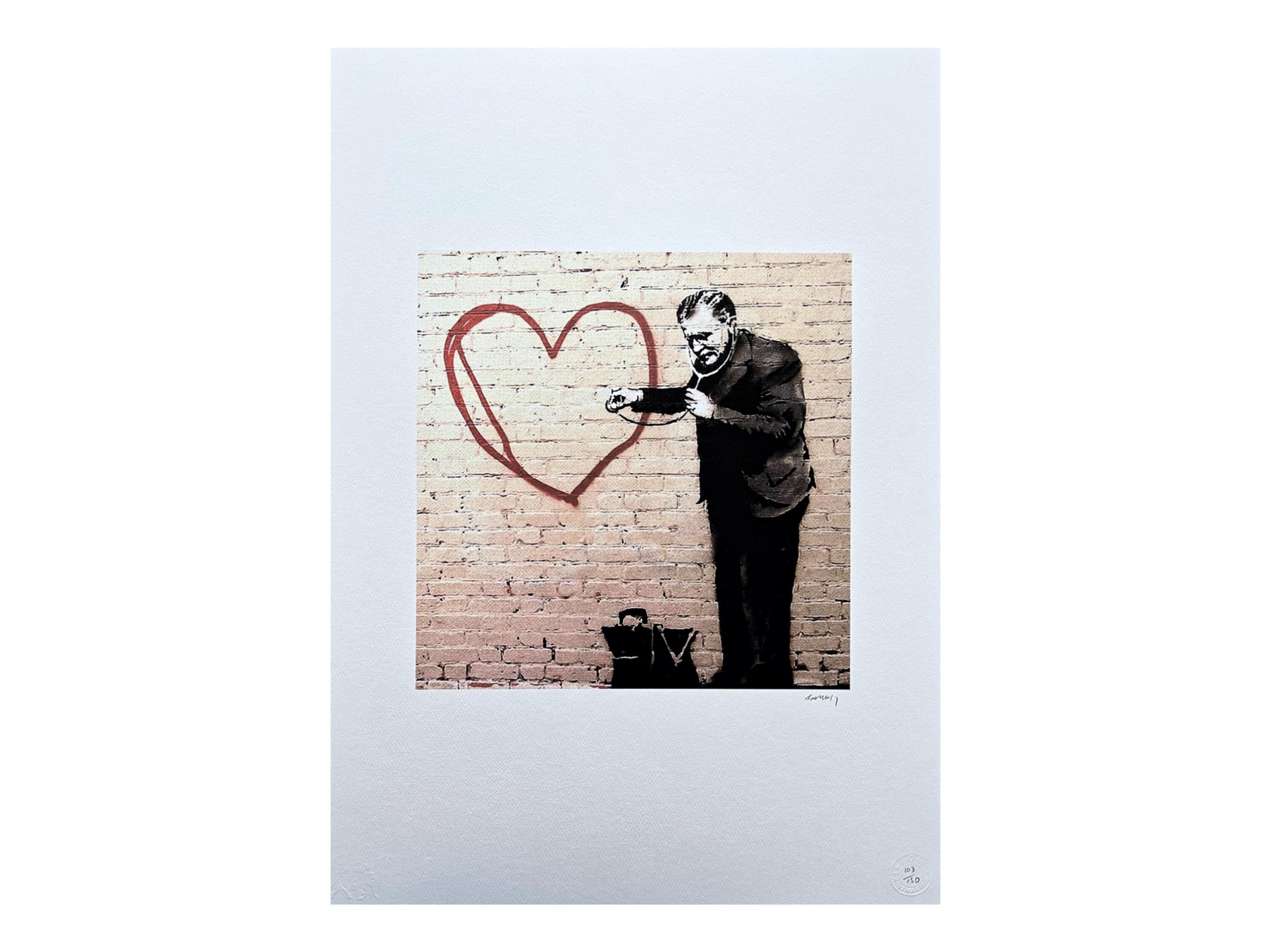 Banksy Love Hurts (Signed Print) 2012 | For Sale