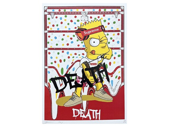 DEATH NYC - Bart Simpson - Signed, Certificate, Numbered - Limited