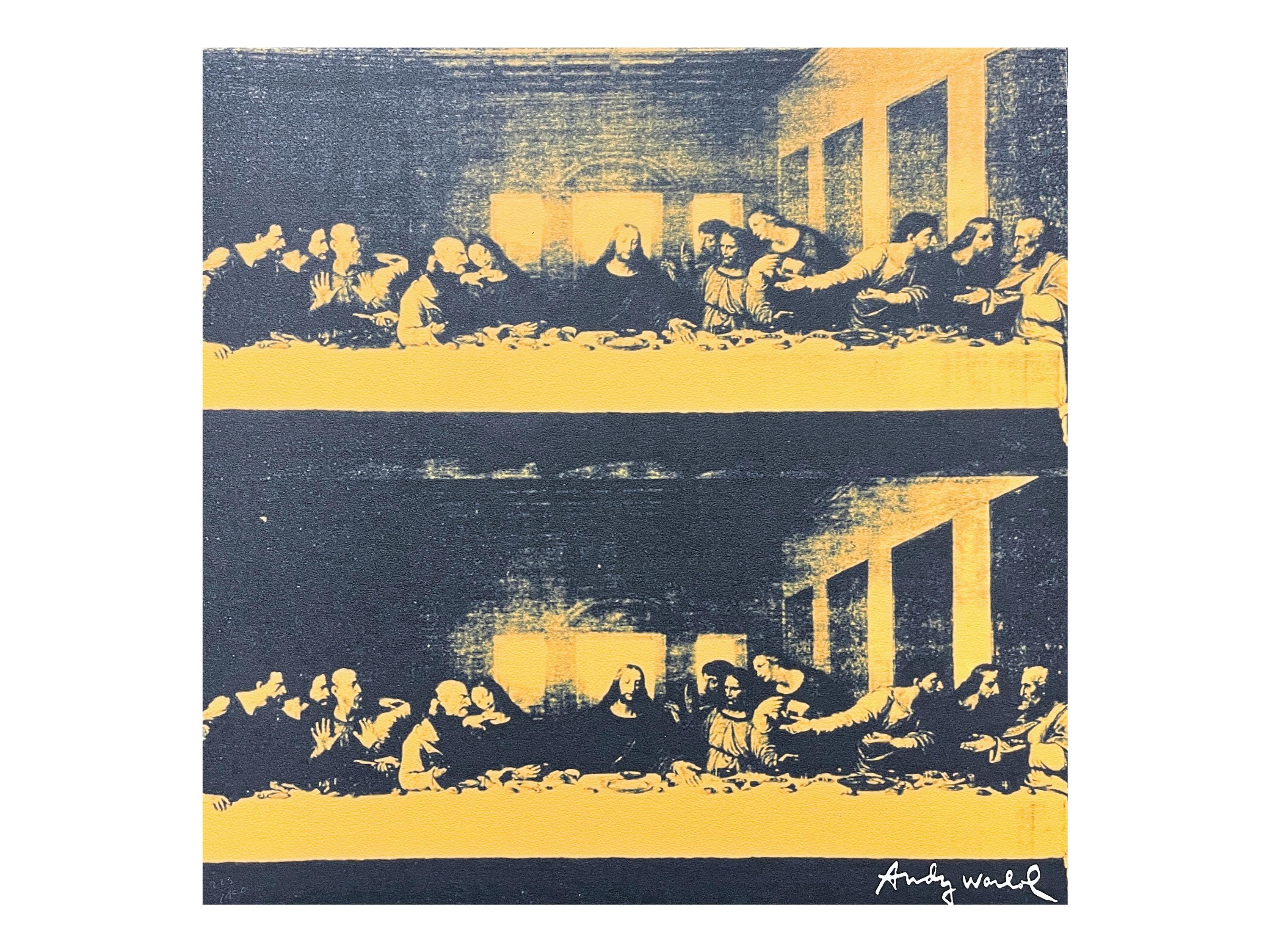 アンディ・ウォーホル　最後の晩餐 アートポスター A2版 アンディ ウォーホル「最後の晩餐 ,1986」展示用フック付ポスター