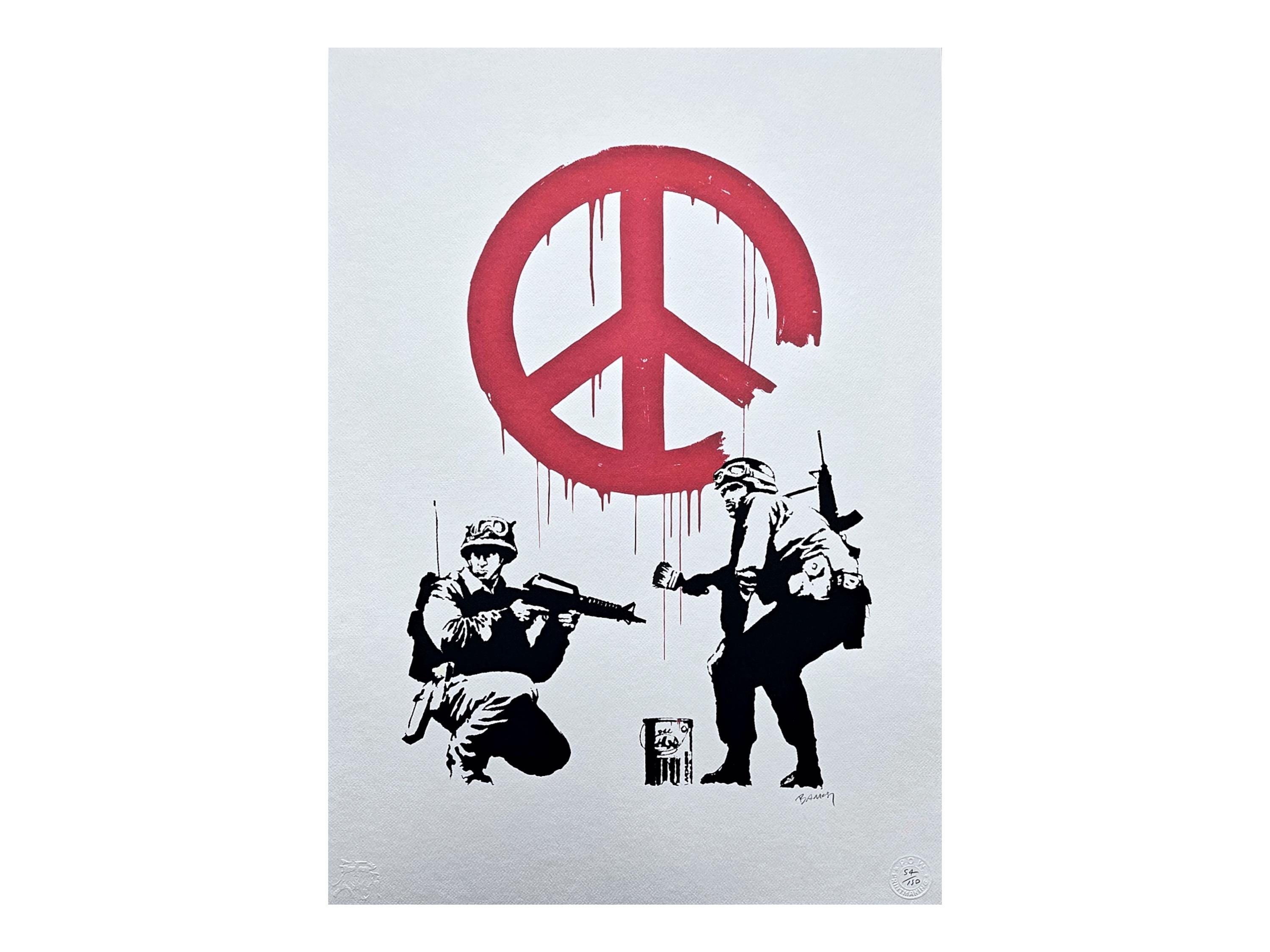 BANKSY - CND Soldiers - Numbered Edition X/150, 50 X 70 Cm #banksy
