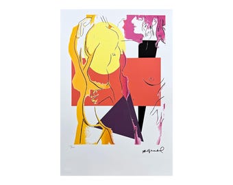 ANDY WARHOL – Liebe – signierte und nummerierte Auflage x/100, 38 x 56 cm, Edition Leo Castelli #warhol #popart #artprint #artwall