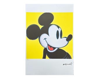 ANDY WARHOL - Mickey Mouse - Signed, Numbered Edition 105