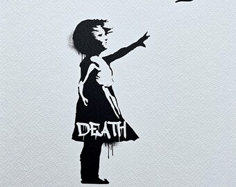 DEATH NYC - バンクシー アート - 署名入り、証明書 (COA)、限定版
