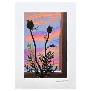 DAVID HOCKNEY - Early morning - signed, numbered edition 90/500, certificate, 35x50 cm, #artwall #artgift