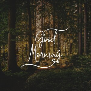 Motivational Relaxing Morning Wall Art