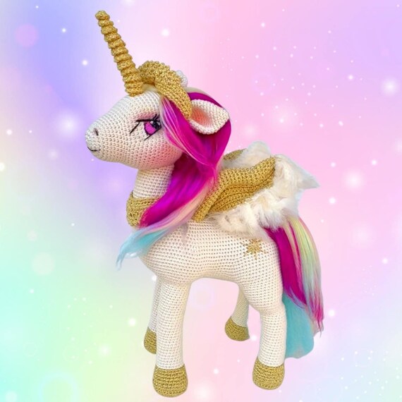 Unicorn Collectible Christmas Art Toy Stuffed Handmade Pegasus Decorative Magic Flying Horse for Unicorn Lovers Cute Gift Idea for Xmas Etsy UK