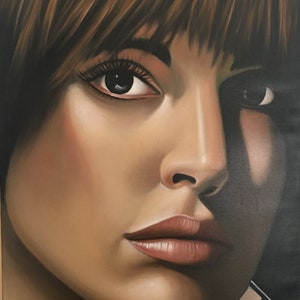 Alessandro Paternò "Bianca". Belangrijk acryl op doek werk uit 2007. Groot schilderij tentoongesteld in een show en gepubliceerd in een catalogus.