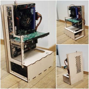 Marco de caja de ordenador abierto, Mini ITX MATX Gamer Cabinet