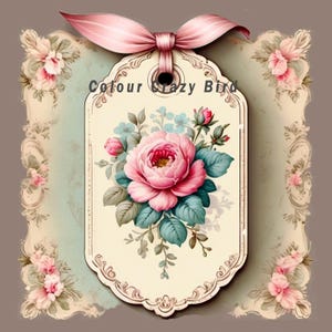 Pretty Shabby Chic Tags.