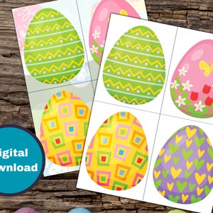 Chasse aux œufs de Pâques imprimable pour les enfants Bunny Treasure Hunt Party Games pour la famille et les amis Téléchargement numérique image 7