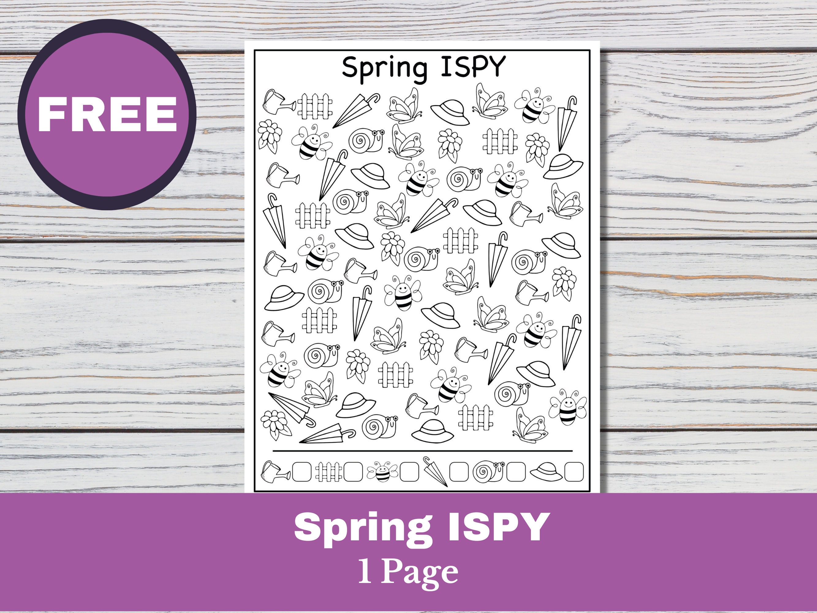 Printable Spring Doodle Coloring Pages - Placemat Activity Sheet for ...