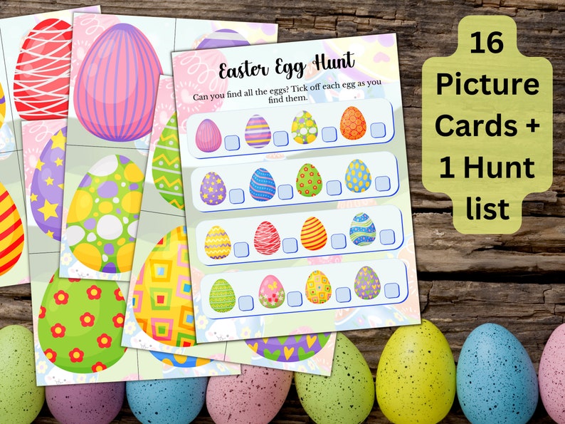 Printable Easter Egg Hunt for Kids - Bunny Treasure Hunt Party Games ...