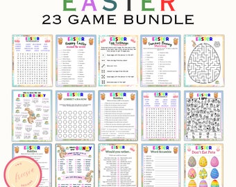 Easter Riddles Game - Easter Printable Games for Kids & Adults - Easter ...