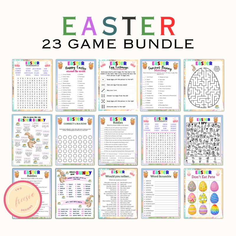 Easter Games for Adults - Etsy