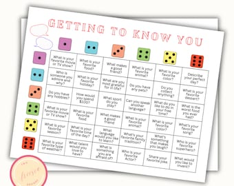 Kennismaken met dobbelstenen - Back to School Dicebreaker - Icebreaker-activiteit in de klas - Roll & Tell-spel - Vragen voor kinderen en leerkrachten