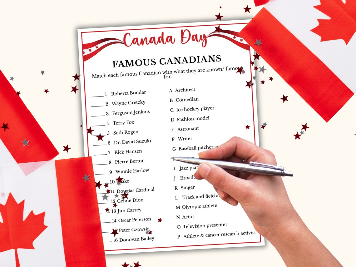 Canada Day Game Bundle - 8 Printable Canada Day Games Bundle for Kids ...