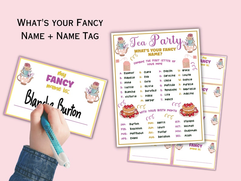 Fancy Tea Combos 10 Tea Party Game Bundle for Kids - Tea Party Games for Girls Birthday ...