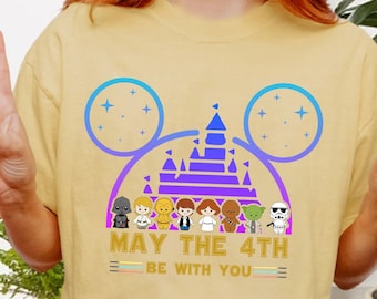May The 4th Be With You Shirt, May the Fourth T-Shirt Sweatshirt, Galaxy Friend Group Shirt, Star Planet Characters Matching Tee