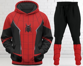 Spider 3D Zipper Sweatshirts Halloween Fashion, Halloween Costume For Family Group T Shirt, Casual Autumn Winter Hoodies Gift