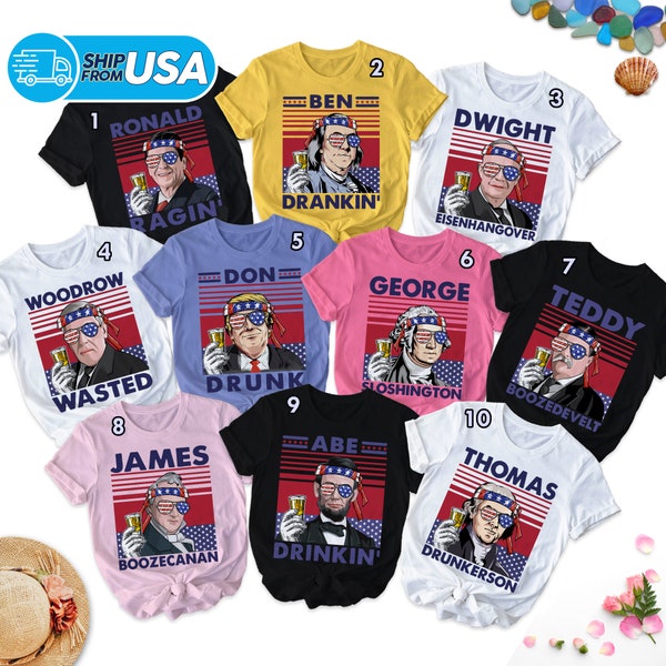 President Drinking Shirts Etsy