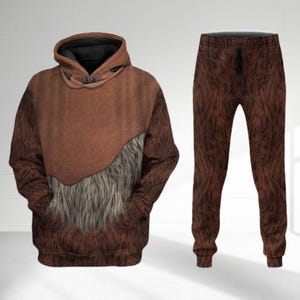 Ewok 3D Halloween Costume Hoodie Star Wars 3D Cosplay Costume Hoodie Halloween 3D Cosplay Outfit Movie Character All Over Print Shirt Etsy