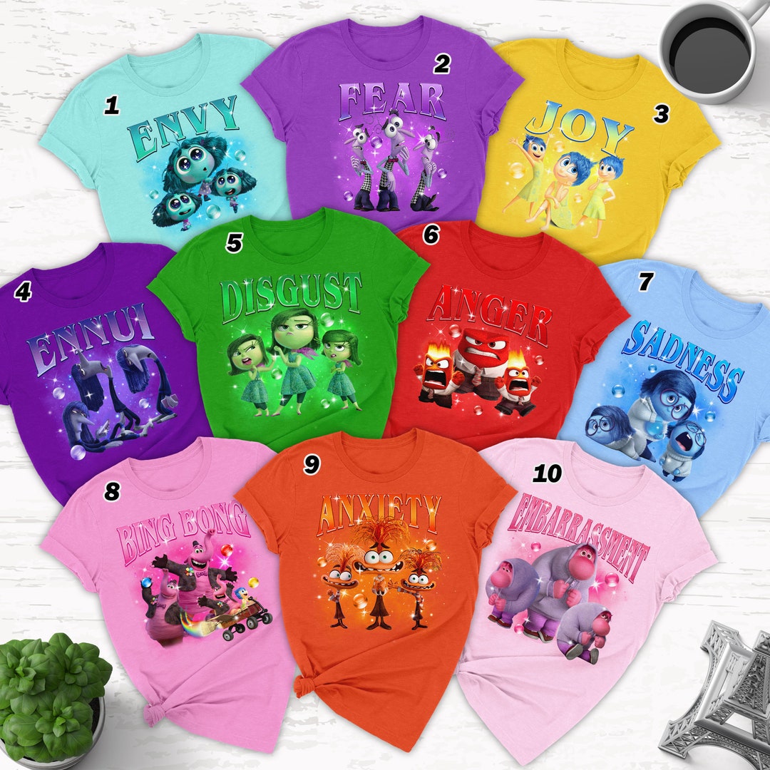 Inside Out 2 Movie Shirt, Core Memory Day Shirt, Inside Out Characters ...