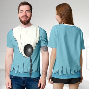 Haunted Mansion 3D Shirt, Gus Hitchhiking Ghosts Costume T-Shirt, Horror Movie All Over Print Shirt, Haunted Mansion Cosplay Costume Tee
