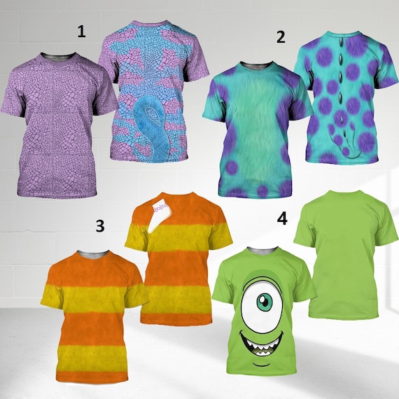 Monsters Inc Matching Shirt, Halloween Costume for Family Group T Shirt,  Monster Character Birthday Party, Monster Halloween Cosplay - Etsy