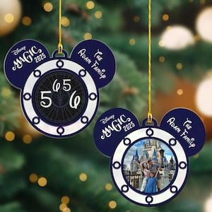 Personalized Photo Family Disney Cruise Line Ornament 2025, Disney Cruise Trip Ornament, Christmas Ornament Gift For Family
