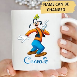 Personalized Dog Character Mug, Funny Dog Movie Mug, Father&#39;s Day Mug Gift For Dad, Dog Cartoon Coffee Cup, Birthday Gift For Family