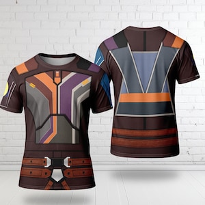 Halloween Costume For Family Group T Shirt, American Movie Men Character 3D Cosplay Costume Tee, Halloween Gift For Friends