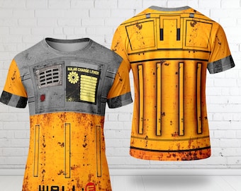 Wall-E Fictional Galaxy Robot 3D Shirt, Halloween Costume For Family Group T Shirt, Funny Robot Cosplay Party Costume Gift For Movie Lover