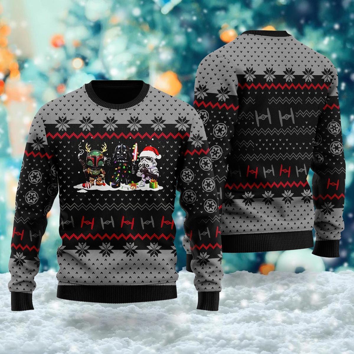 Star Movie Ugly Christmas Sweater, Character Movie Ugly Xmas Sweatshirt, All Over Print 3D Shirt, Christmas Gift For Men Women Kid